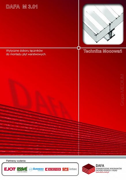 Wytyczne doboru łączników do montażu płyt warstwowych DAFA M 3.01 ebook PDF