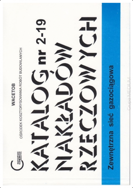 KNR 2-19 Zewnętrzna sieć wodociągowa