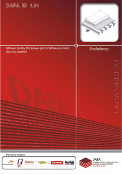 Stalowe blachy trapezowe jako konstrukcja nośna dachów płaskich DAFA ID 1.01