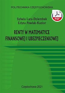 Renty w matematyce finansowej i ubezpieczeniowej ebook PDF