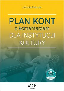 Plan kont z komentarzem dla instytucji kultury (z suplementem elektronicznym)