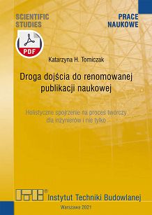 Droga dojścia do renomowanej publikacji naukowej. Holistyczne spojrzenie na proces twórczy dla inżynierów i nie tylko ebook PDF