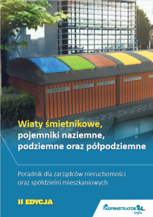 EBOOK Wiaty śmietnikowe, pojemniki naziemne, podziemne oraz półpodziemne