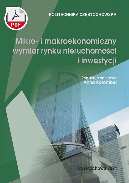 Mikro- i makroekonomiczny wymiar rynku nieruchomości i inwestycji ebook PDF