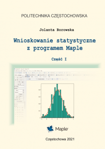 Wnioskowanie statystyczne z programem Maple. Część I ebook PDF