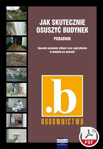 Jak skutecznie osuszyć  budynek. Sposoby usuwania wilgoci oraz zagrzybienia w budynku po powodzi. Poradnik ebook PDF