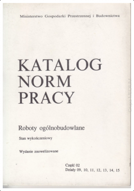 KNP 02 Cz. 2. Roboty ogólnobudowlane. Stan wykończeniowy