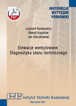 502/2021 Elewacje wentylowane. Diagnostyka stanu technicznego. Poradnik ebook PDF