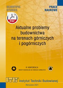Aktualne problemy budownictwa na terenach górniczych i pogórniczych ebook PDF