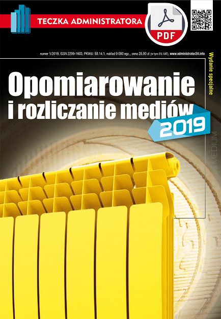 Opomiarowanie i rozliczanie mediów 2019 ebook PDF