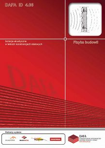 Izolacja akustyczna w lekkich konstrukcjach stalowych DAFA ID 4.06 ebook PDF