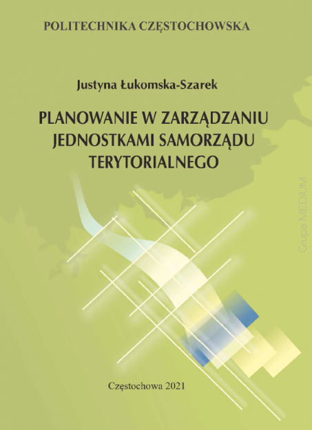 Planowanie w zarządzaniu jednostkami samorządu terytorialnego