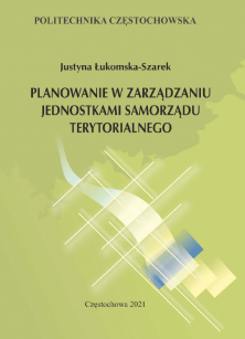 Planowanie w zarządzaniu jednostkami samorządu terytorialnego
