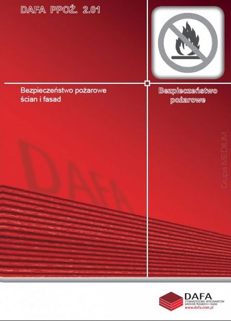 Bezpieczeństwo pożarowe ścian i fasad DAFA PPOŻ 2.01 ebook PDF
