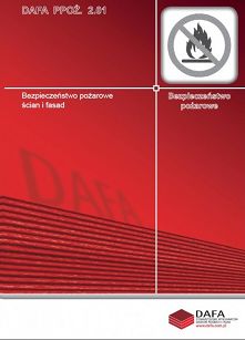Bezpieczeństwo pożarowe ścian i fasad DAFA PPOŻ 2.01 ebook PDF