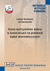 503/2022 Ocena wytrzymałości betonu w konstrukcjach na podstawie badań sklerometrycznych. Poradnik ebook PDF